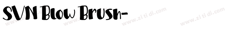 SVN Blow Brush字体转换
